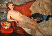 William Glackens Nude with Apple china oil painting artist